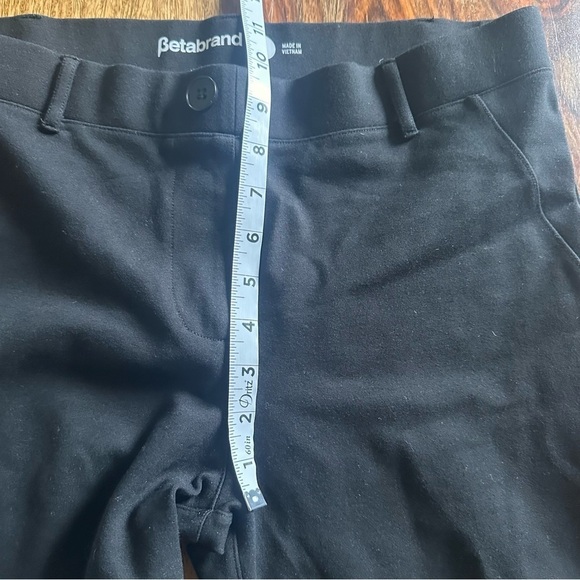Betabrand Womens Dress Pants‎ Pull On Yoga Stretch Comfort Size Medium Black - Picture 7 of 9